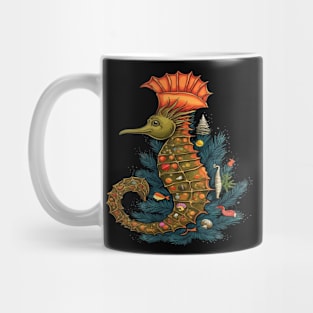 Seahorse Christmas Mug